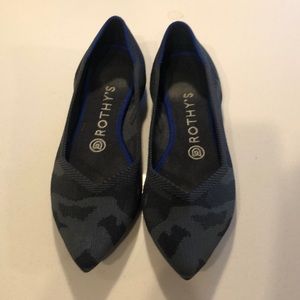 Camo Rothy’s Pointed Toe Flats